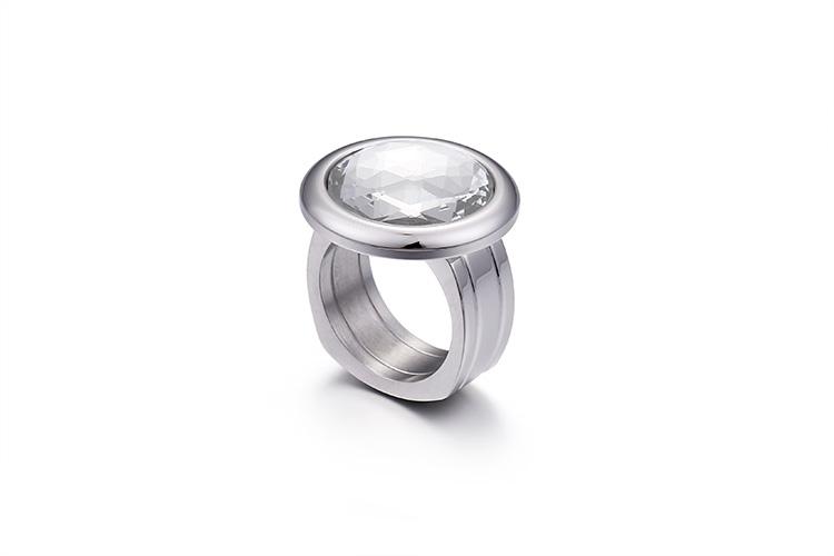 Rossny Women Rings Bulgaria Gold Stainless Steel & Colorful Stone Rings-Rings-Rossny