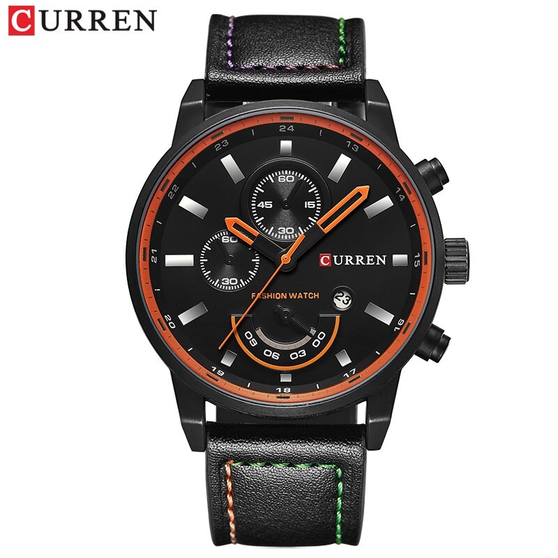 YSYH Quartz Watch Men Luxury Leather Casual Sport Clock Men Wristwatches