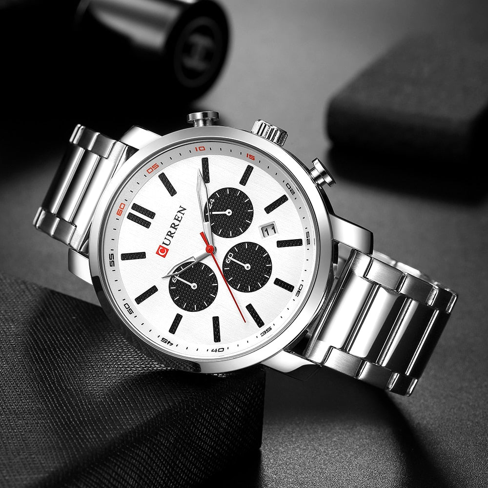 Luxury Men's Watches Date Clock Male Sports Timing Watches YSYH Mens Quartz Casual WristWatch