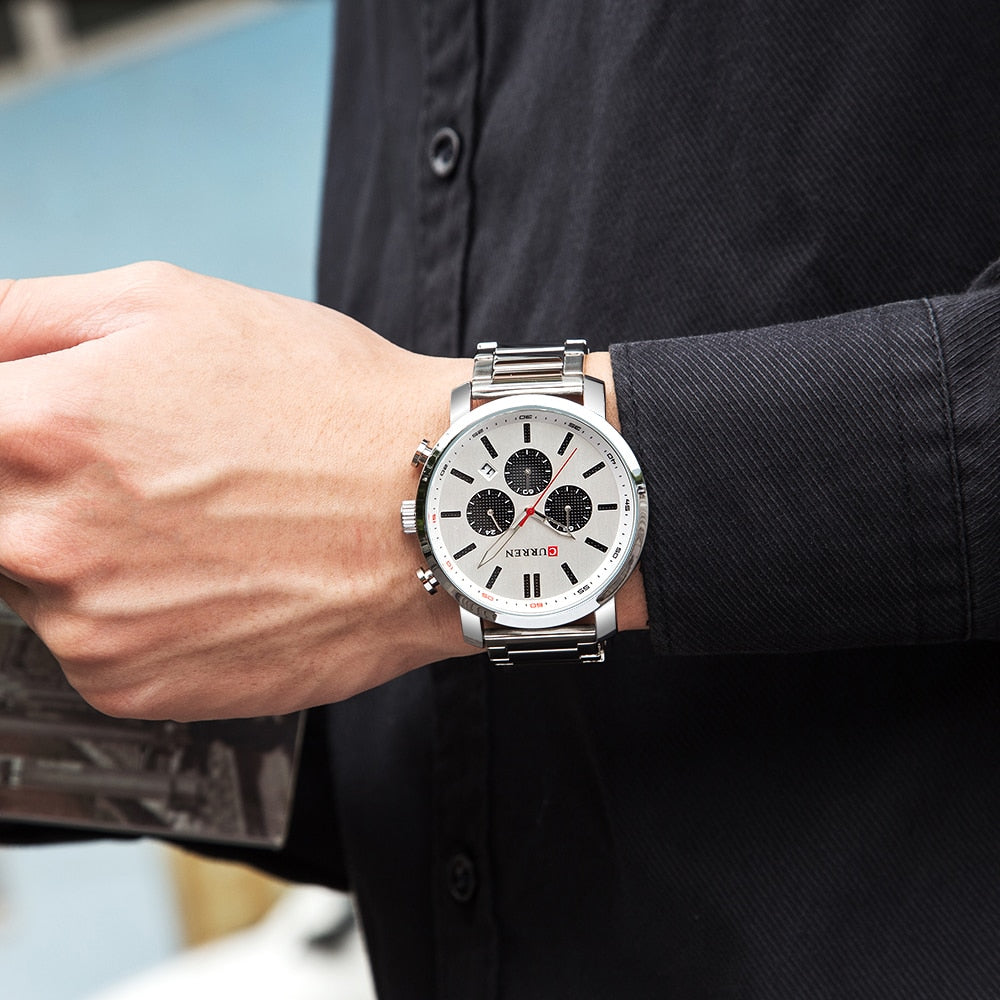 Luxury Men's Watches Date Clock Male Sports Timing Watches YSYH Mens Quartz Casual WristWatch