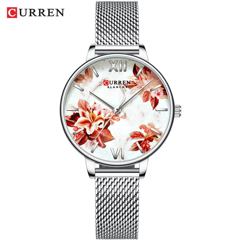YSYH Fashion Trend Flower Leather Watches Classic Black Wristwatch Female Clock Ladies Quartz Watch relogios feminino