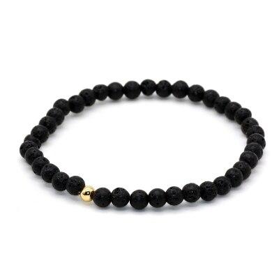 Tiger Eye Turquoises Volcano Lava Bracelet-Bracelet-Rossny