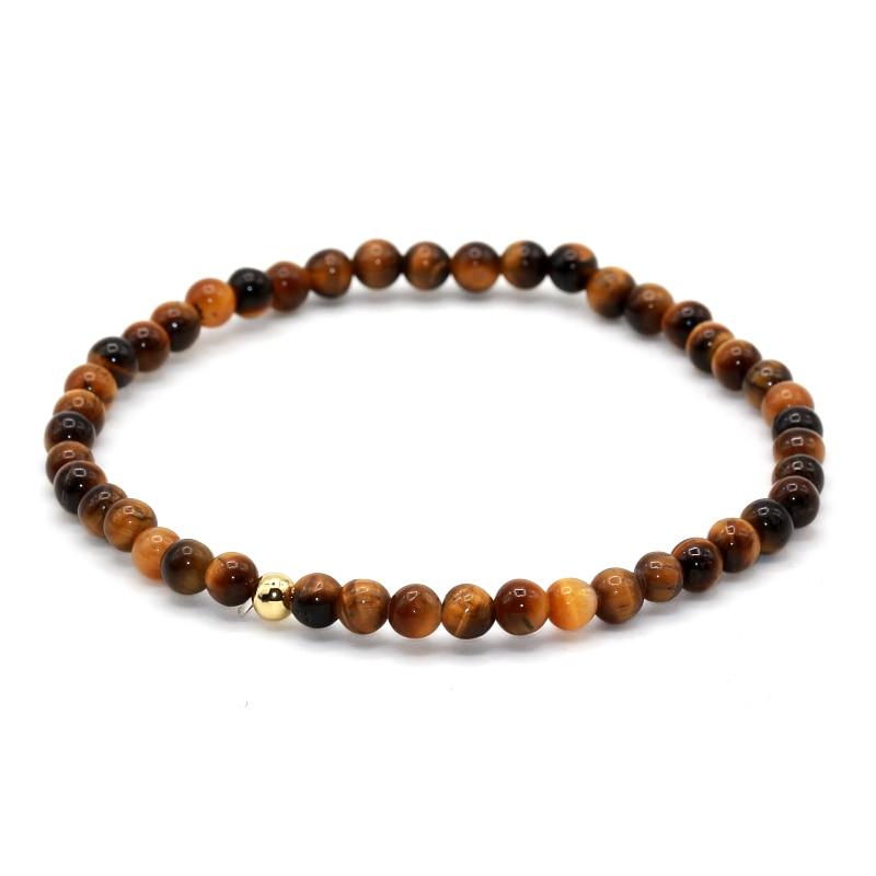 Tiger Eye Turquoises Volcano Lava Bracelet-Bracelet-Rossny