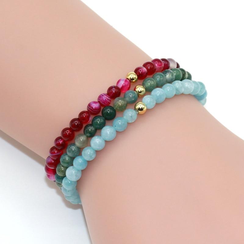 Tiger Eye Turquoises Volcano Lava Bracelet-Bracelet-Rossny