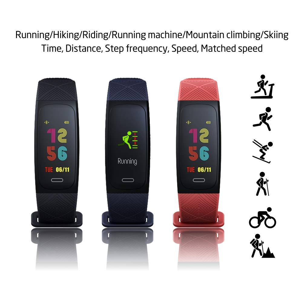 UWear GPS Smart Bracelet Fitness Tracker Heart Rate Monitoring Activity Sports Band