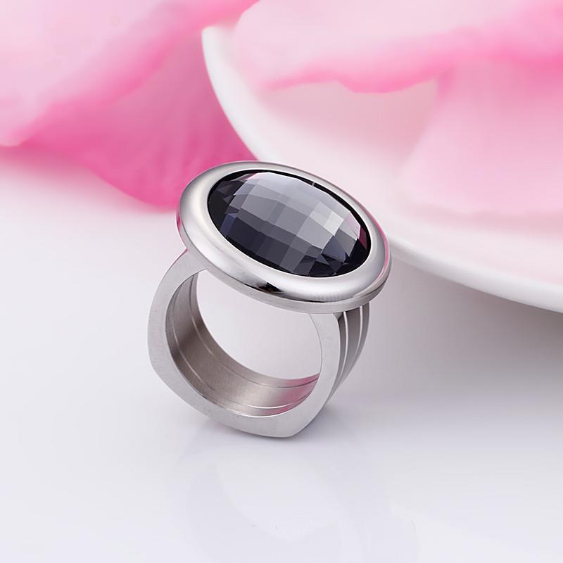 Rossny Women Rings Bulgaria Gold Stainless Steel & Colorful Stone Rings-Rings-Rossny