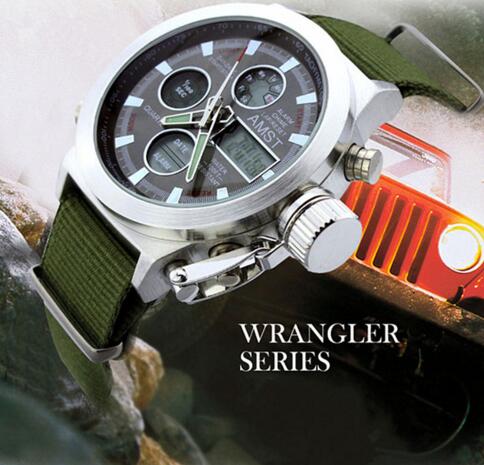 YSYH Wrangler Series Men's Watch 50 Meter Dive Leather Strap Military Watch Men's Waterproof Sports Quartz Alarm Clock New