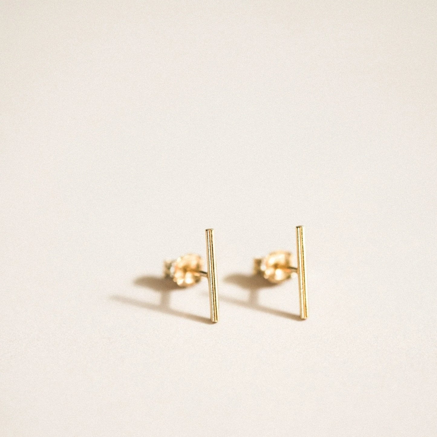 Bar Stud Earrings