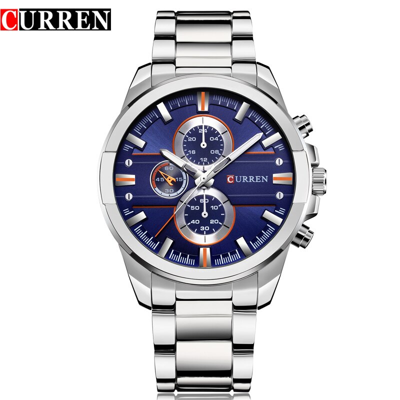 YSYH Classic Stainless Steel Strap Watches Men Military Analog Quartz Wristwatch For Mens Clock Casual Male Watch