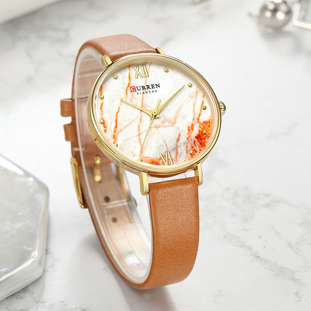 YSYH Creative Colorful Watches for Women Casual Analogue Quartz Leather Wristwatch Ladies Style Watch bayan kol saati