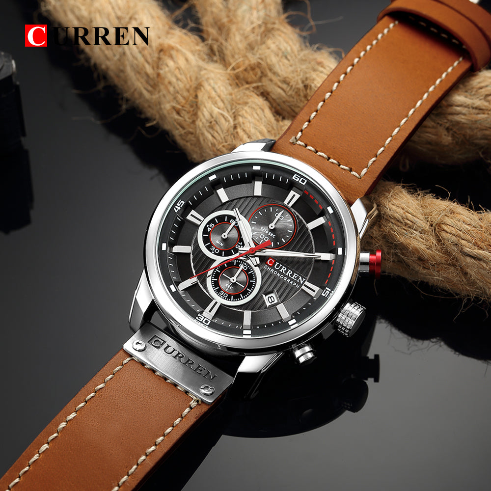 YSYH Quartz Men Watches Luxury Male Clock Chronograph Sport Mens Wrist Watch