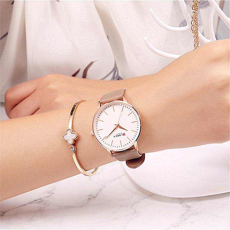 YSYH Fashion Simple Womens Watches Dress Quartz Leather Wristwatch For Ladies Life Waterproof Clock Female bayan kol saati
