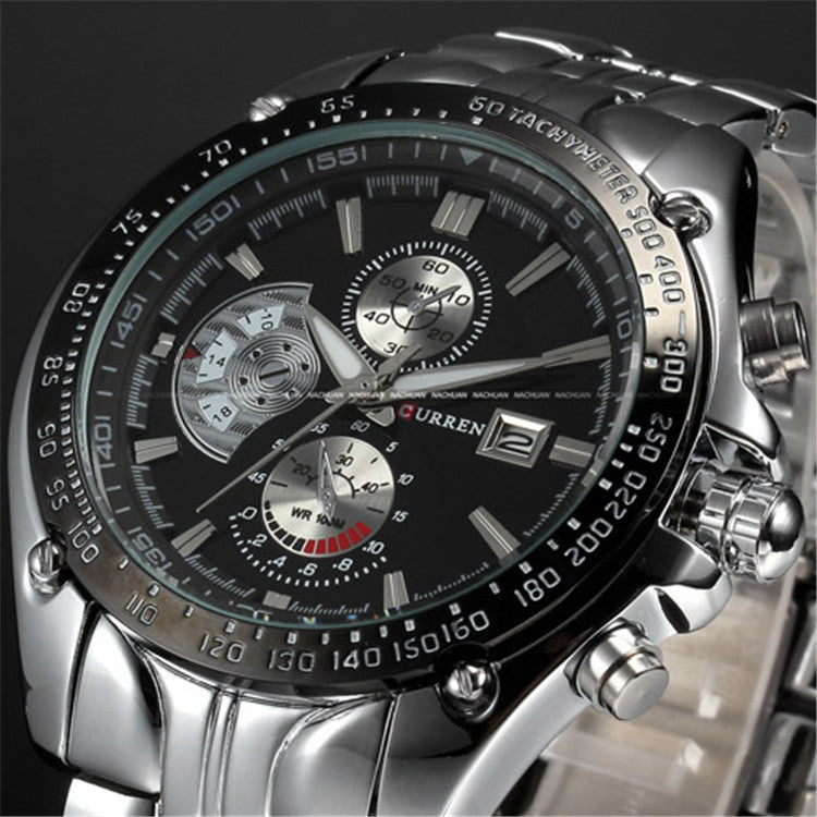 YSYH Full Stainless Steel Quartz Watches Mens Sport Wristwatch Waterproof Male Clock erkek saat Gifts