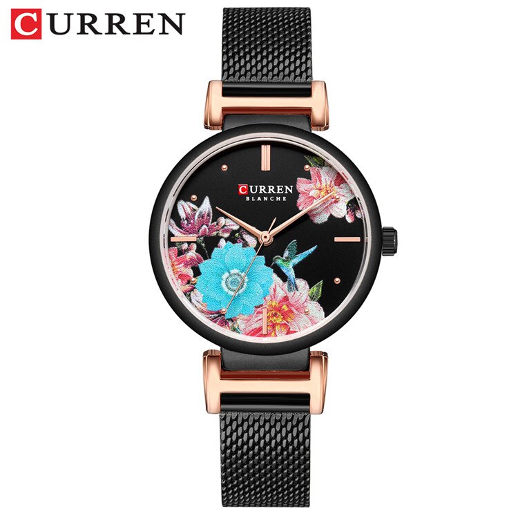 YSYH Leather Women Watch Summer Quartz Ladies Wristwatch Relojes Female Clock Fashion Flower Dial Reloj Mujer