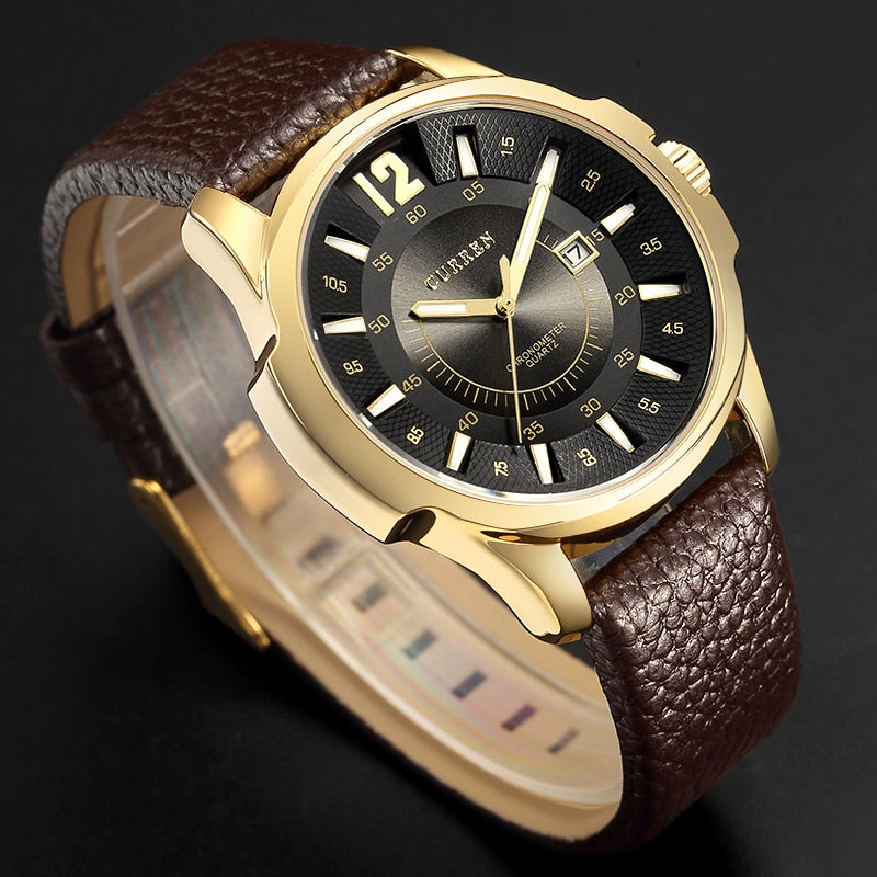 YSYH Men's Sports Quartz Watch Men Luxury er Watch Man Quartz Gold Clock