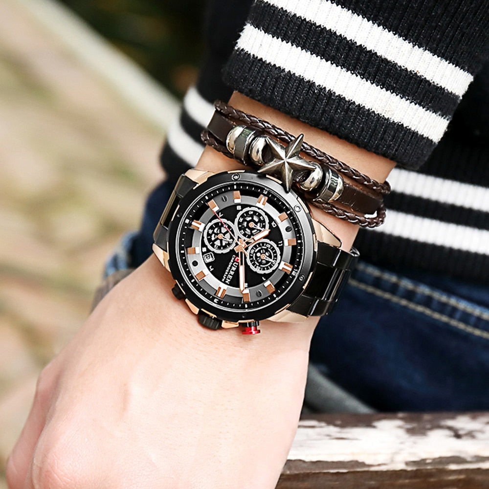 YSYH Men's Watch Luxury Famous Sport Watch Military Quartz Men Wristwatch Reloj