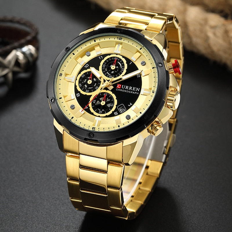 YSYH Men's Watch Luxury Famous Sport Watch Military Quartz Men Wristwatch Reloj