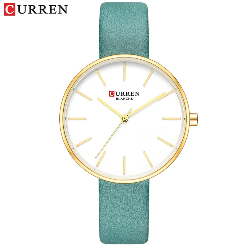 YSYH Simple Leather Analog Quartz Women's Watch Montre Femme Clock Dress Ladies Wrist Watches Female Fashion Casual Clock