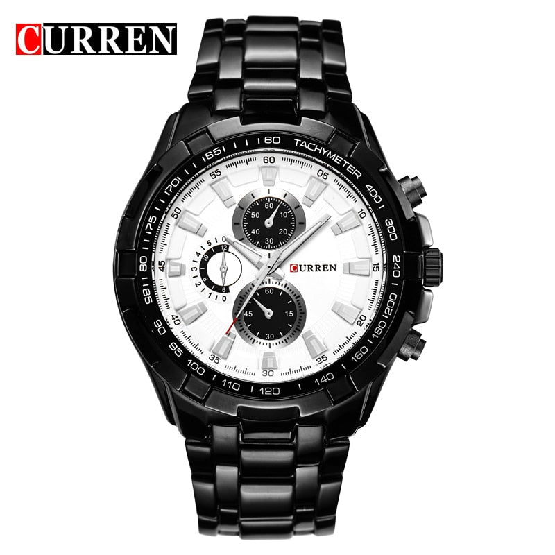 YSYH Watches Men Luxury &Casual Quartz Male Wristwatches Classic Analog Sports Steel Band Clock Relojes