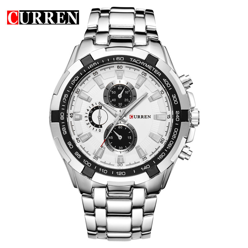 YSYH Watches Men Luxury &Casual Quartz Male Wristwatches Classic Analog Sports Steel Band Clock Relojes