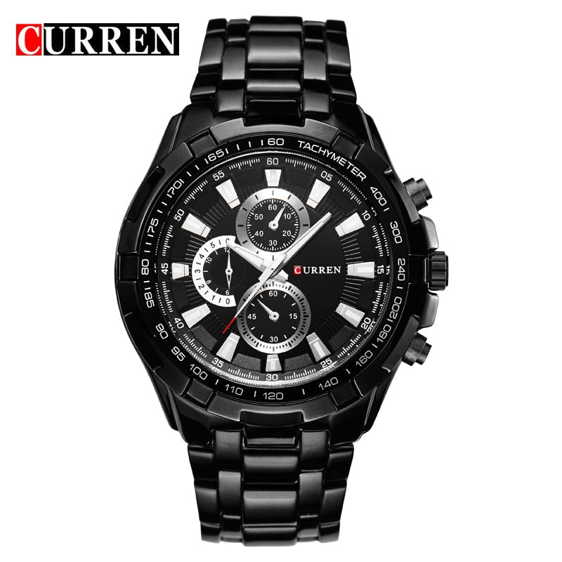 YSYH Watches Men Luxury &Casual Quartz Male Wristwatches Classic Analog Sports Steel Band Clock Relojes
