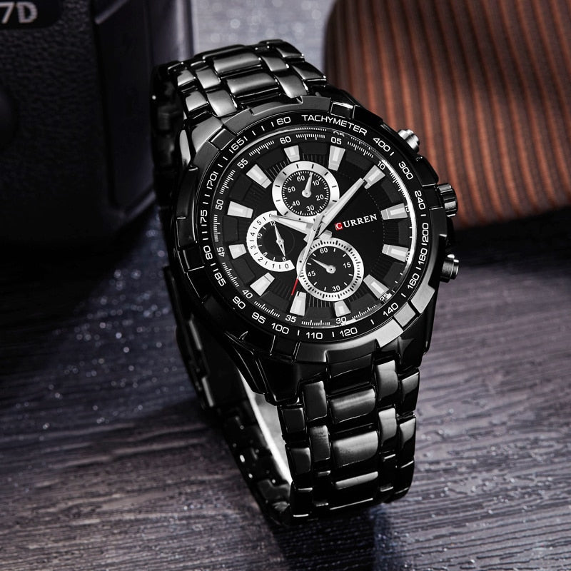 YSYH Watches Men Luxury &Casual Quartz Male Wristwatches Classic Analog Sports Steel Band Clock Relojes