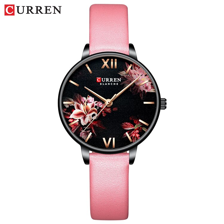 YSYH White Leather Watch for Women Watches Fashion Flower Quartz Wristwatch Female Clock Reloj Mujer Charms Ladies Gift
