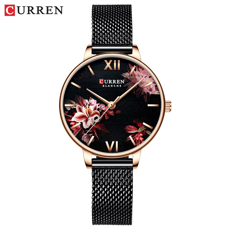 YSYH White Leather Watch for Women Watches Fashion Flower Quartz Wristwatch Female Clock Reloj Mujer Charms Ladies Gift