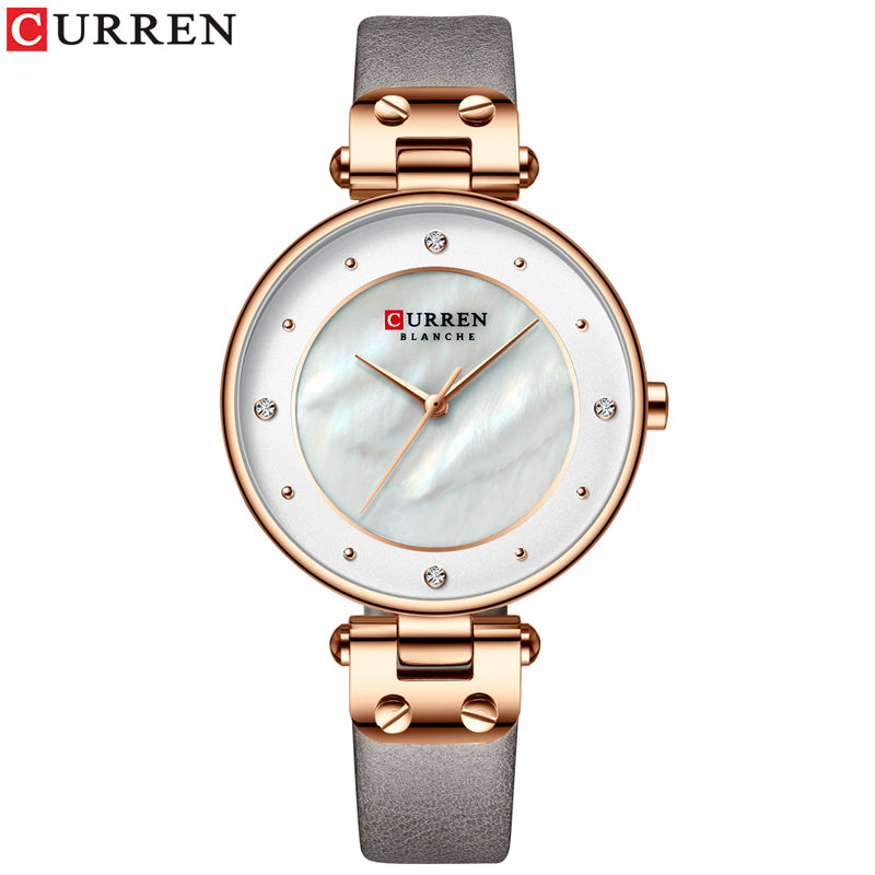 YSYH Women Watches Reloj Mujer Luxury Leather Strap Wristwatch for Women Blue Clock Stylish Quartz Ladies Watch