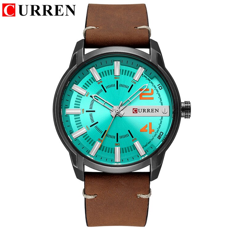 Casual Analog Quartz Wrist Watch YSYH High Quality Leather Strap Man Clock Water Resistant Relojes Hombre