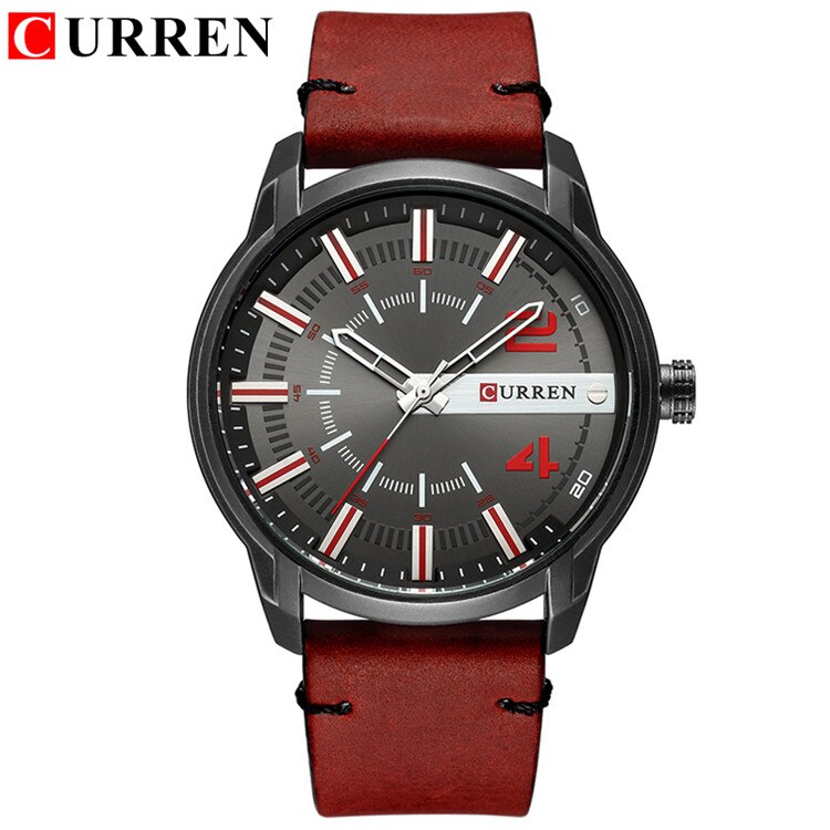 Casual Analog Quartz Wrist Watch YSYH High Quality Leather Strap Man Clock Water Resistant Relojes Hombre