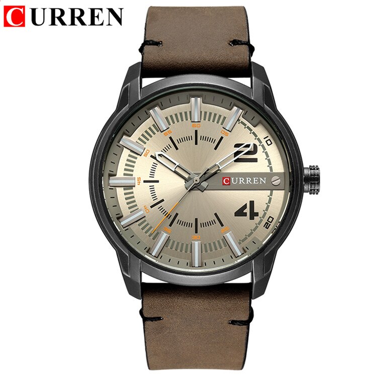 Casual Analog Quartz Wrist Watch YSYH High Quality Leather Strap Man Clock Water Resistant Relojes Hombre