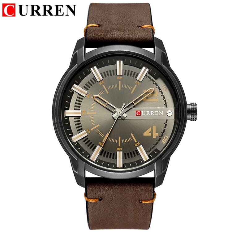 Casual Analog Quartz Wrist Watch YSYH High Quality Leather Strap Man Clock Water Resistant Relojes Hombre