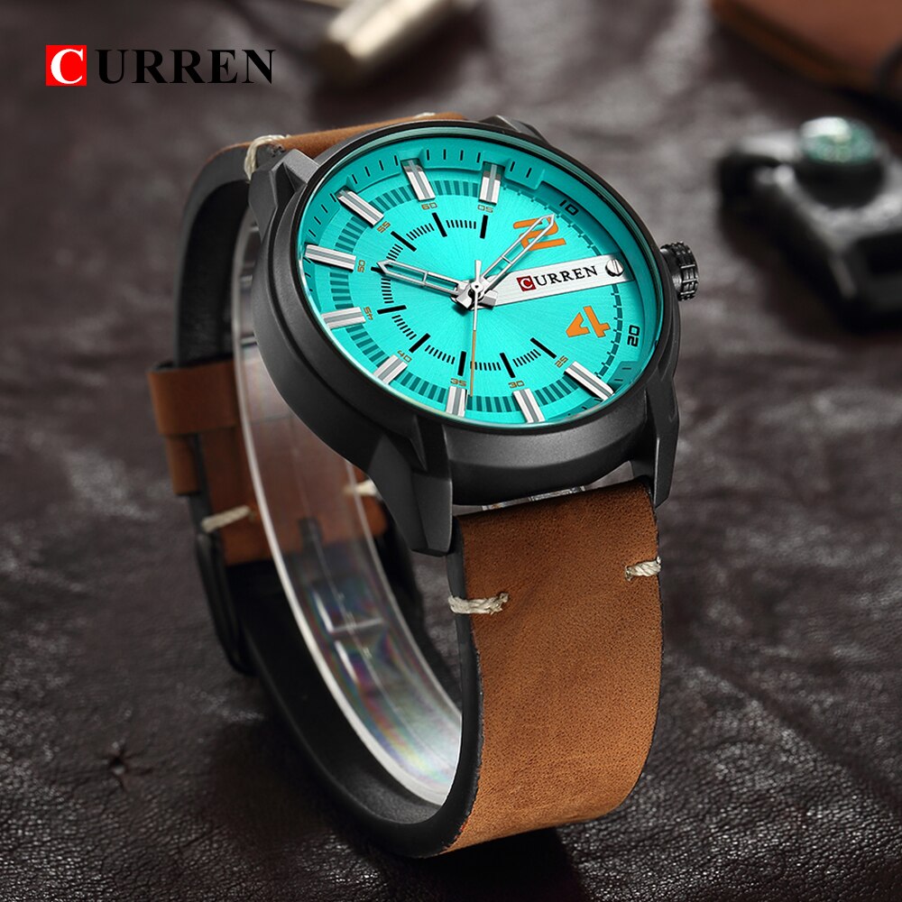 Casual Analog Quartz Wrist Watch YSYH High Quality Leather Strap Man Clock Water Resistant Relojes Hombre