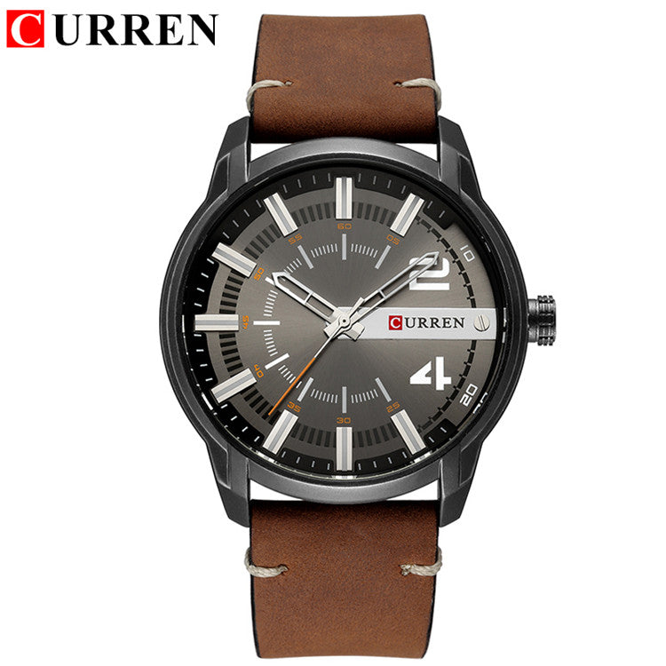 Casual Analog Quartz Wrist Watch YSYH High Quality Leather Strap Man Clock Water Resistant Relojes Hombre