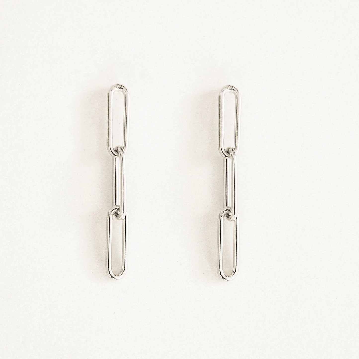 Chunky Paperclip Stud Earrings