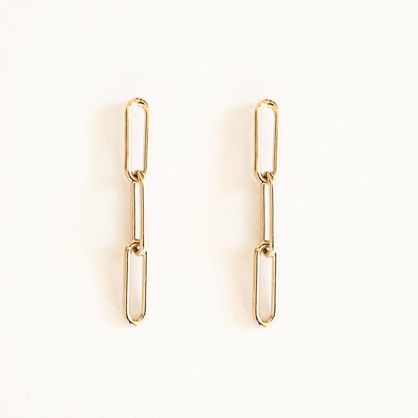 Chunky Paperclip Stud Earrings