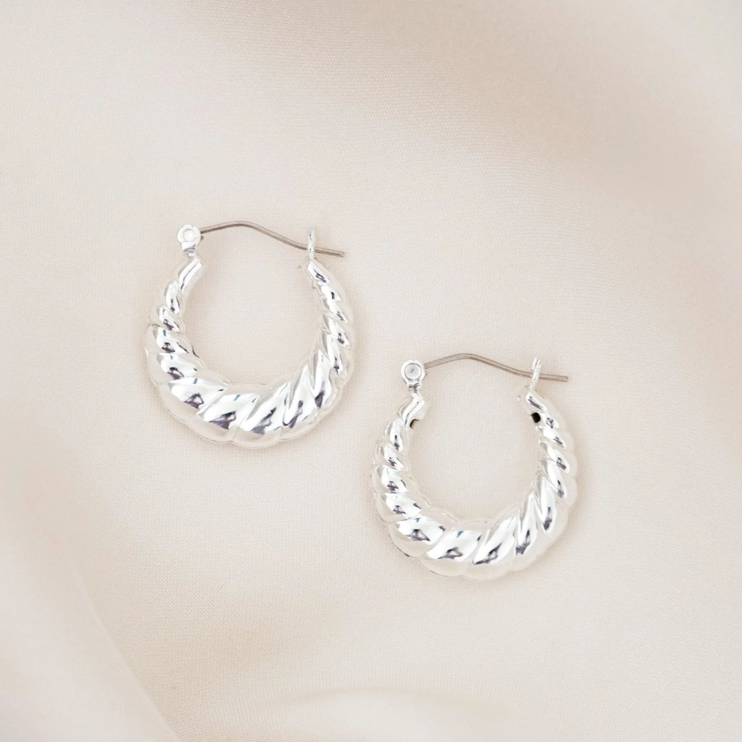 Croissant Hoop Earrings