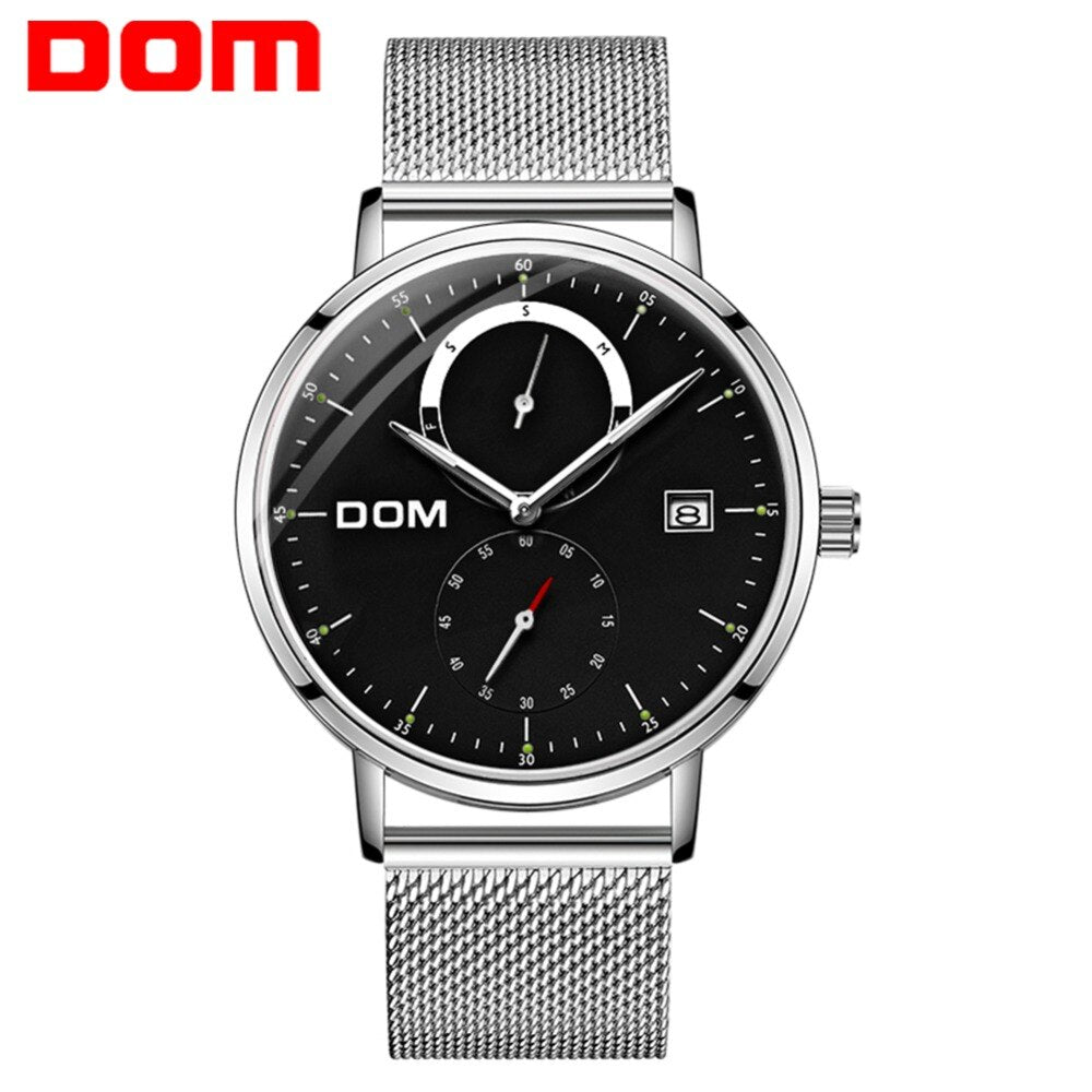 YSYH Simple style men's quartz watch fashion casual waterproof watch
