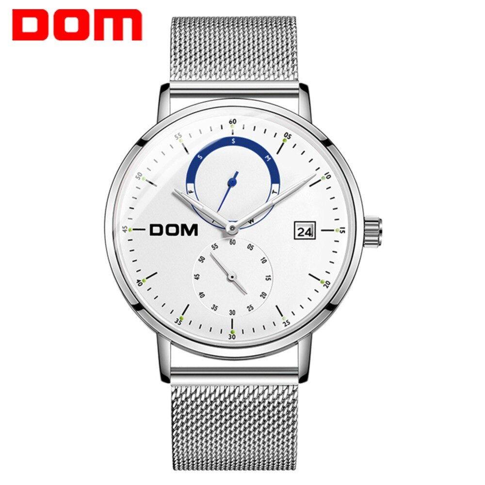 YSYH Simple style men's quartz watch fashion casual waterproof watch