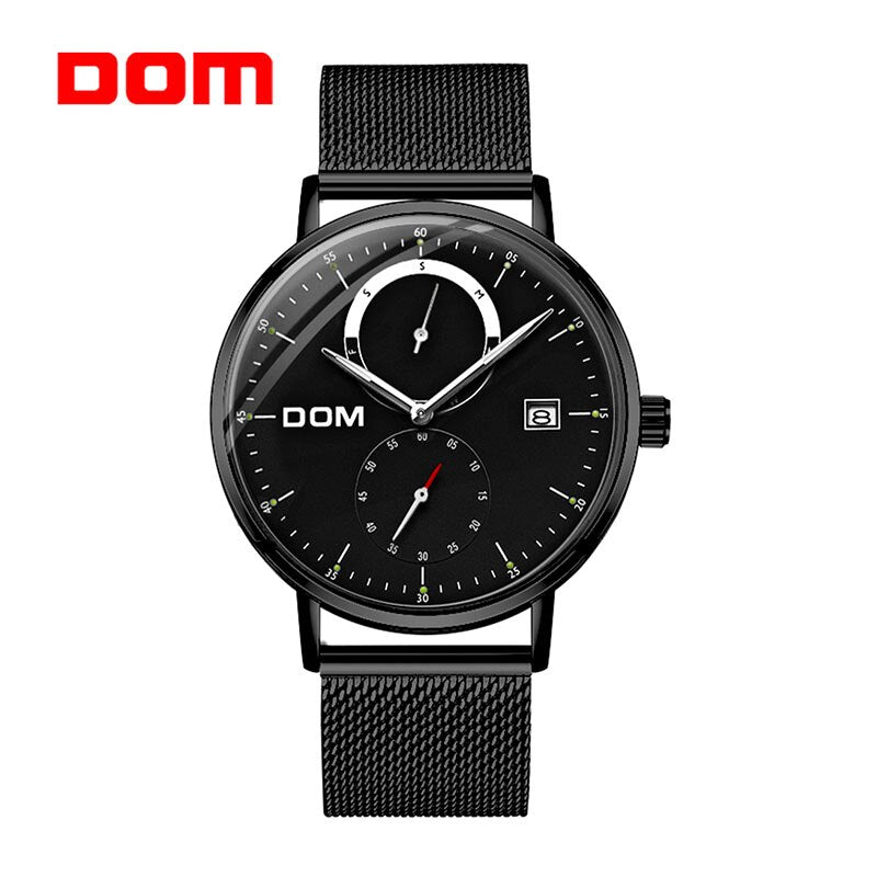 YSYH Simple style men's quartz watch fashion casual waterproof watch