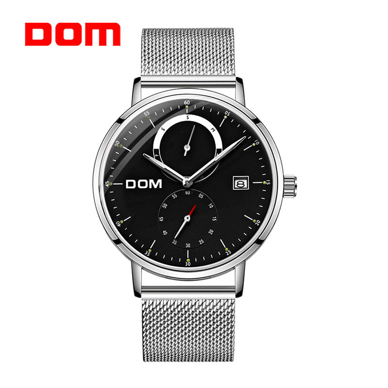 YSYH Simple style men's quartz watch fashion casual waterproof watch