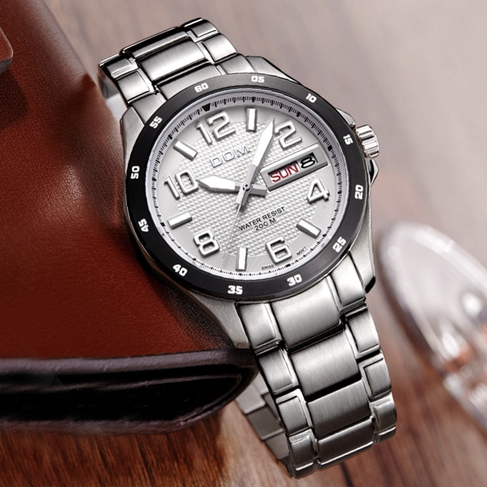 YSYH Men's Casual Quartz Wristwatch Waterproof Reloj Hombre Sport Relogio Masculino