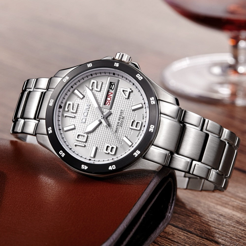 YSYH Men's Casual Quartz Wristwatch Waterproof Reloj Hombre Sport Relogio Masculino