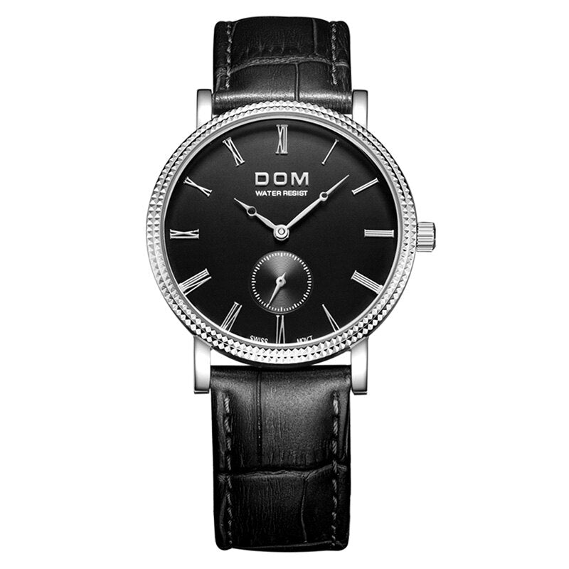 YSYH Luxury Business Casual Watch Male Retro Style Independent Stopwatch High Quality Movement Quartz Qolok Men 6mm Ultra-thin