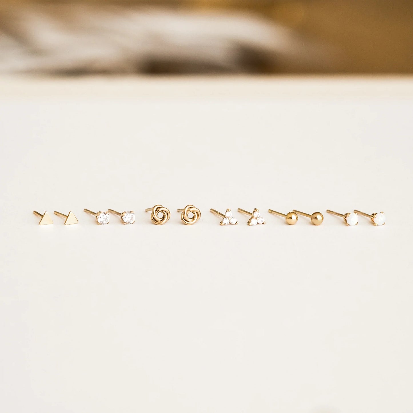 Triangle Stud Earrings