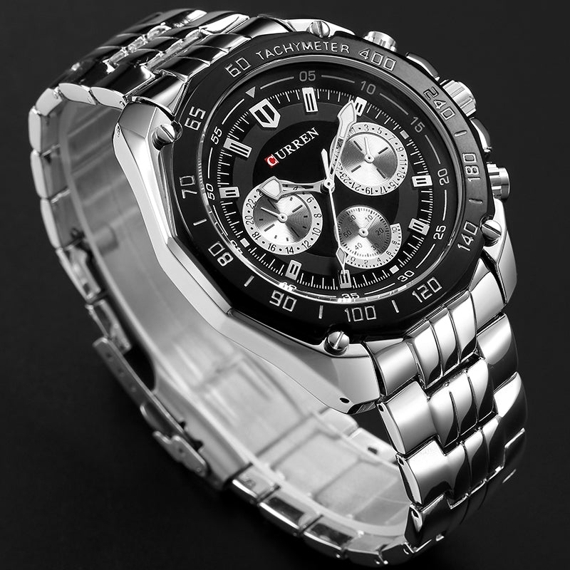 Fashion Full Stainless Steel Watches For Men YSYH Casual Quartz Mens Wrist Watch Waterproof Male Clock Gentleman Relojes Gift