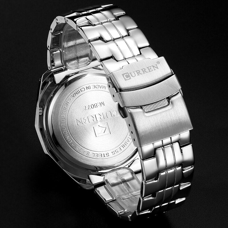Fashion Full Stainless Steel Watches For Men YSYH Casual Quartz Mens Wrist Watch Waterproof Male Clock Gentleman Relojes Gift