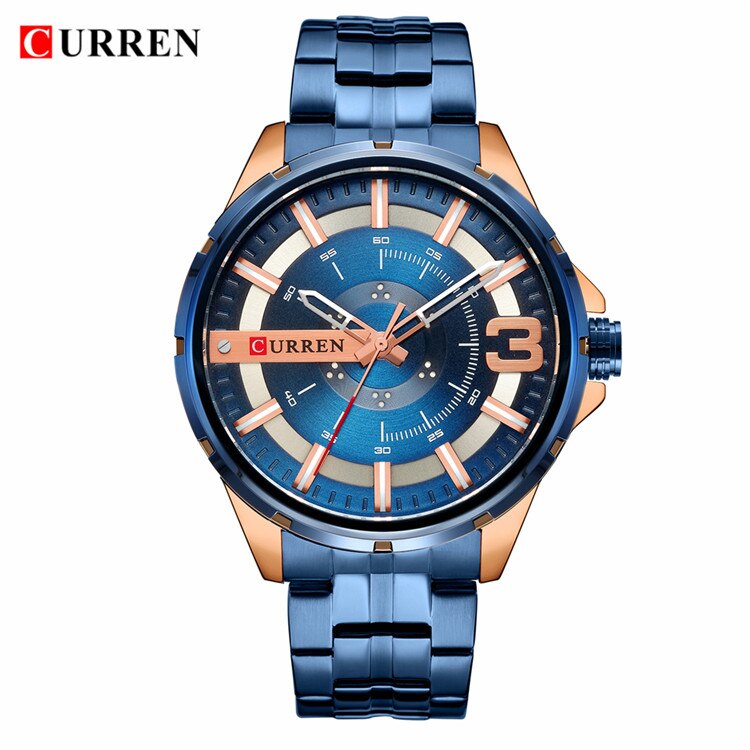 YSYH Gold Watches for Men Watch Business Men's Clock Fashion Quartz Stainless Steel Wrist watches Waterproof