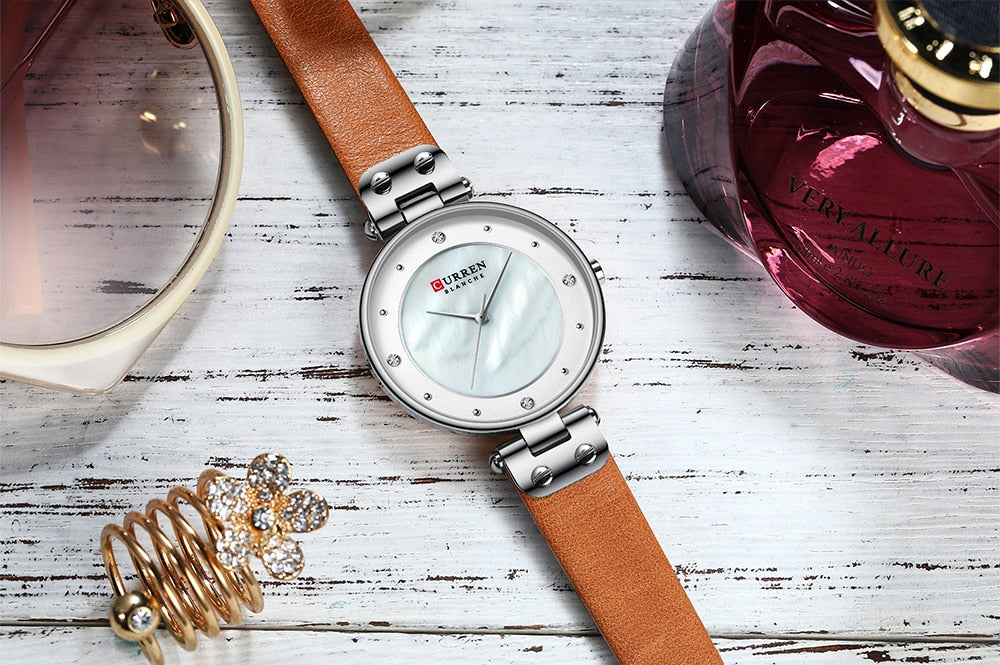YSYH Women Watches Reloj Mujer Luxury Leather Strap Wristwatch for Women Blue Clock Stylish Quartz Ladies Watch